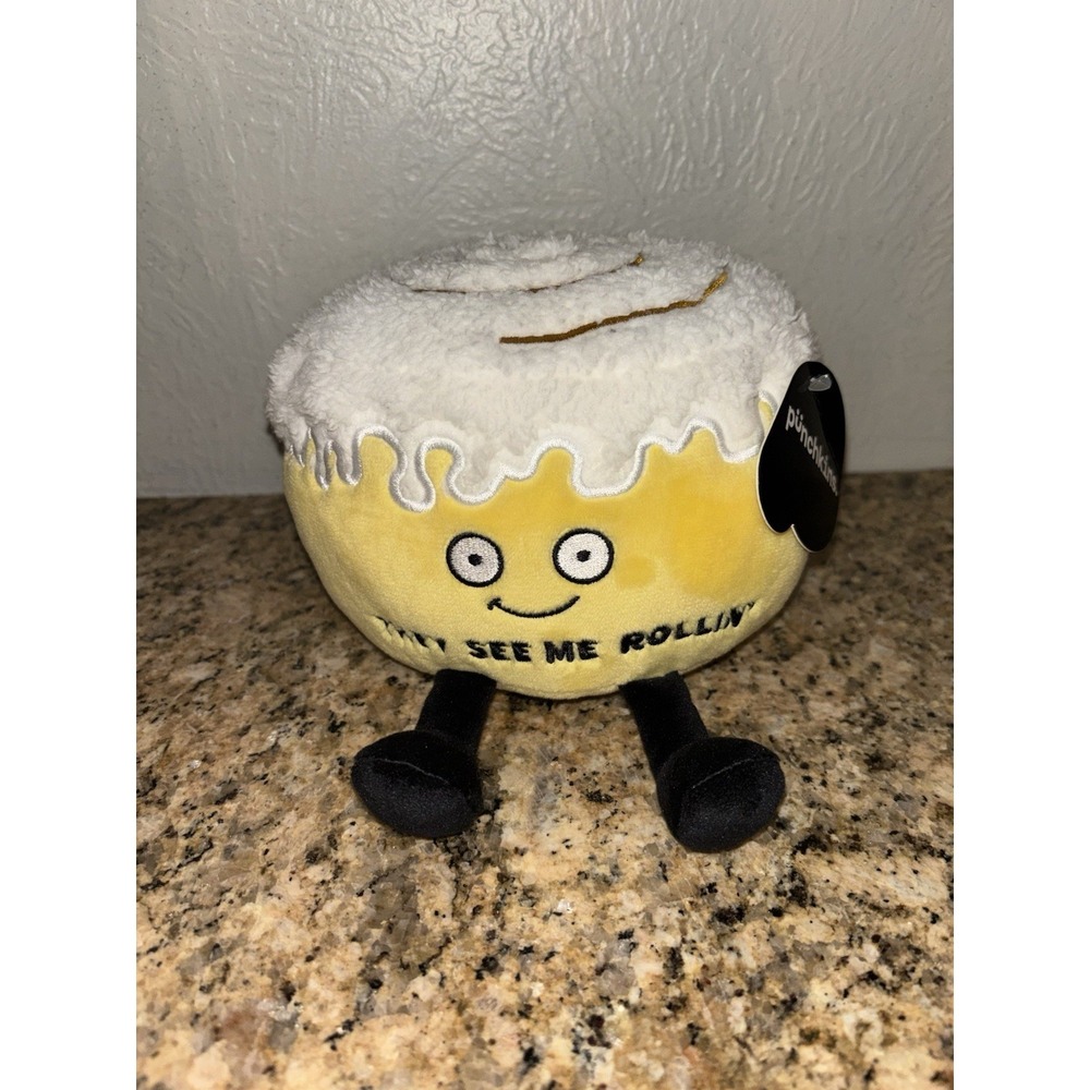Punchkins They See Me Rollin Plush Cinnamon Sweet Roll 5" Tall Stuffed Toy